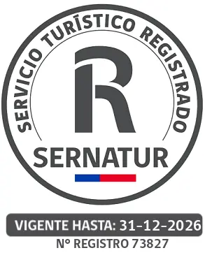 Servicio turístico registrado en Sernatur, n.º 73827